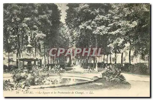 Cartes postales Laval Le Square et les Promenades de Change