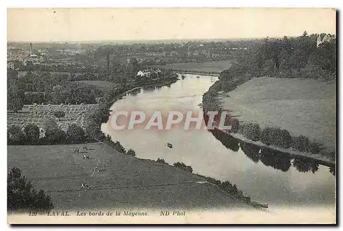 Cartes postales Laval Les bords de la Mayenne