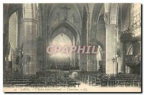 Ansichtskarte AK Laval L'Eglise Saint Venerand l'Interieur