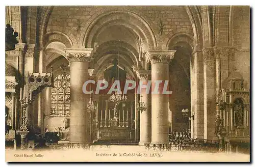 Ansichtskarte AK Interieur de la Cathedrale de Laval