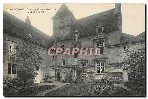 Cartes postales Mortagne Orne Maison Henri IV Vue interieure