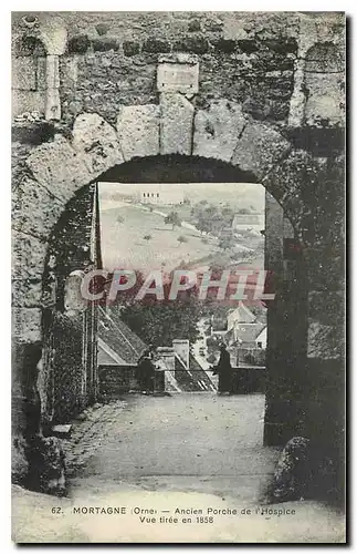 Cartes postales Mortagne Orne Ancien Porche de l'Hospice