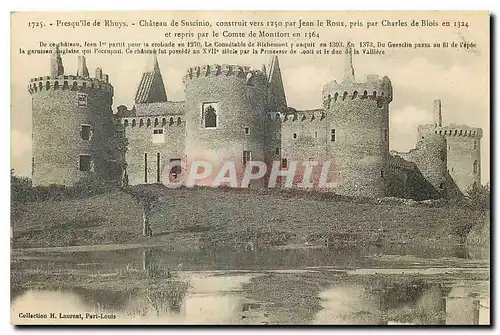 Ansichtskarte AK Presqu'ile de Rhuys Chateau de Suscinio Jean le Roux