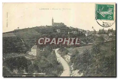 Cartes postales Lormes Route de Nerveau