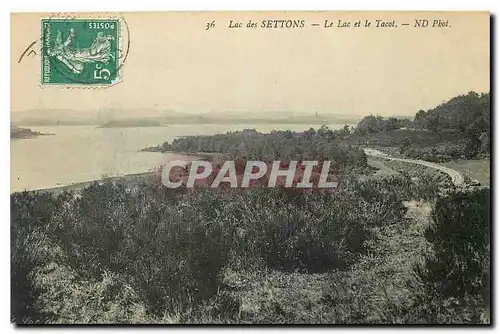 Cartes postales Lac des Settons le Lac et le Tacot