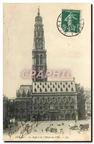 Cartes postales Arras le Beffroi de l'Hotel de Ville