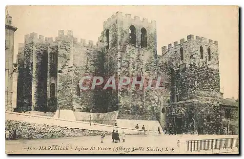 Ansichtskarte AK Marseille Eglise St Victor Abbaye