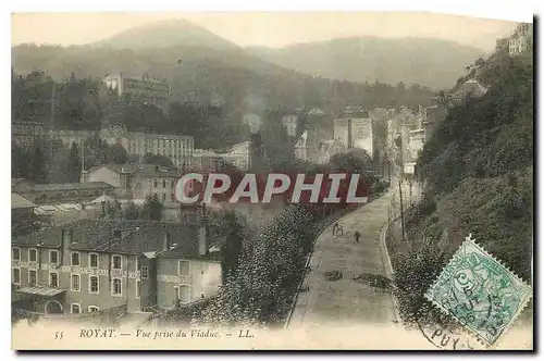 Cartes postales Royat Vue prise du Viaduc