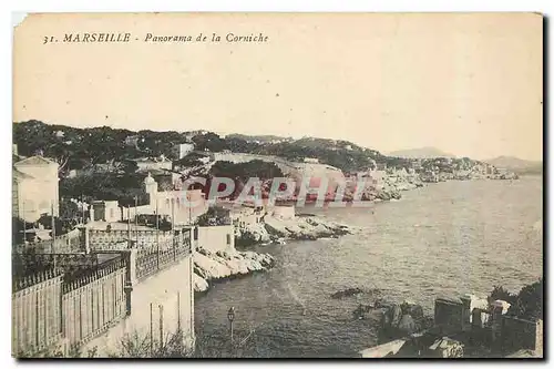 Cartes postales Marseille Panorama de la Corniche