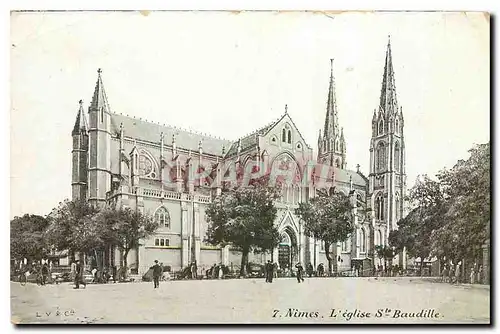 Cartes postales Nimes l'Eglise Ste Baudille