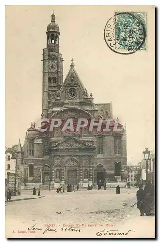 Cartes postales Paris Eglise St Etienne du Mont