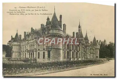 Cartes postales Chateau d'Esclimont E et L