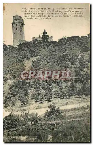 Cartes postales Montlhery S et O La Tour et ses Promenades