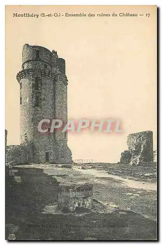 Cartes postales Montlhery S et O Ensemble des ruines du Chateau