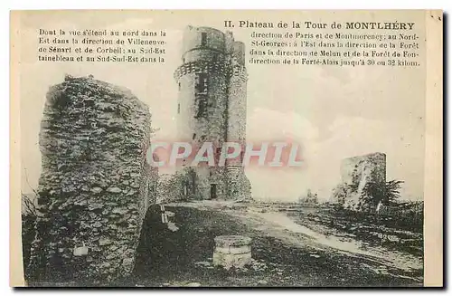 Cartes postales Plateau de la Tour de Montlhery