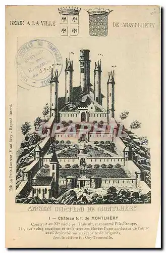 Cartes postales Chateau fort de Montlhery