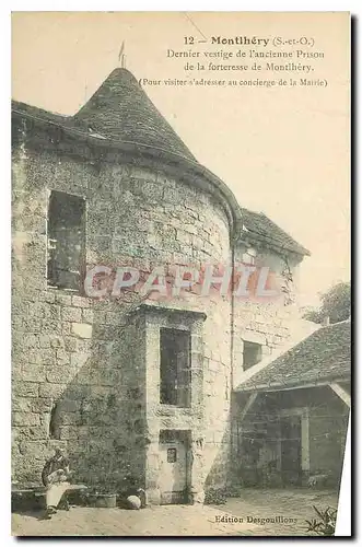 Ansichtskarte AK Montlhery S et O Dernier vestige de l'ancienne Prison de la forteresse de Montlhery