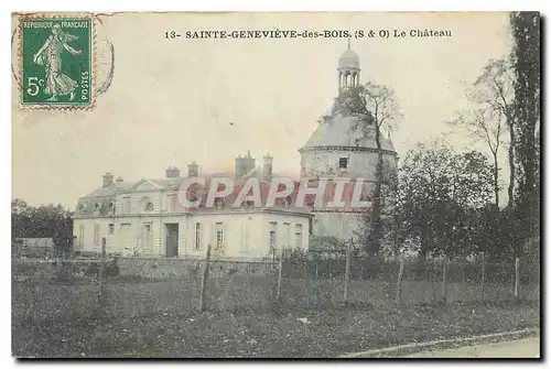 Ansichtskarte AK Sainte Genevieve des Bois S et O Le Chateau