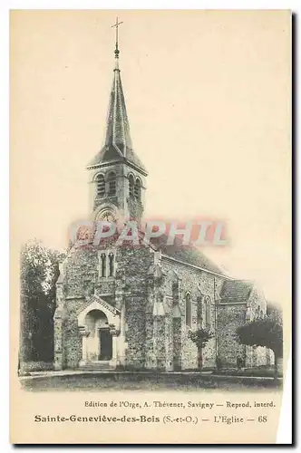 Ansichtskarte AK Sainte Genevieve des Bois S et O l'Eglise