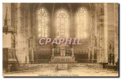 Cartes postales Limours S et O Interieur de l'Eglise