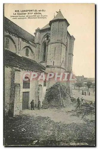 Cartes postales Longpont S et O Le Clocher