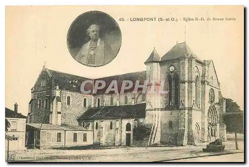 Cartes postales Longpont S et O Eglise N D de Bonne Garde
