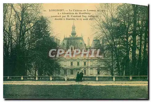 Cartes postales Longpont Le Chateau de Lormoy