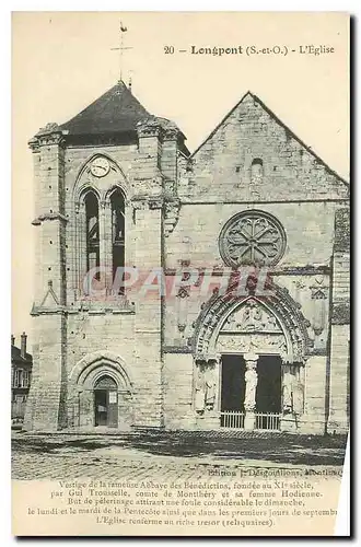 Cartes postales Longpont S et O l'Eglise