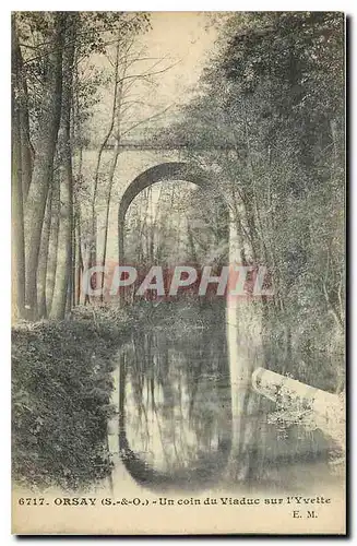 Ansichtskarte AK Orsay S et O Un coin du Viaduc sur l'Yvette