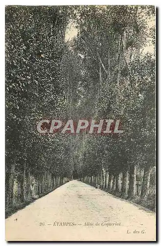 Cartes postales Etampes Allee de Conquerive