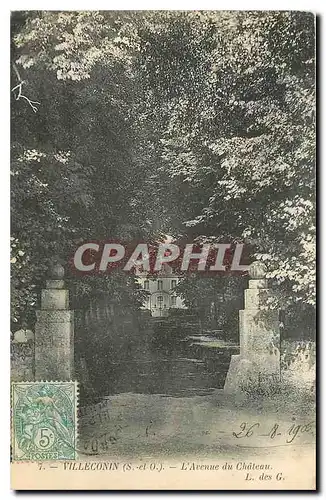 Cartes postales Villenconin S et O l'Avenue du Chateau
