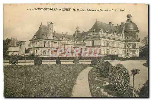 Ansichtskarte AK Saint Georges sur Loire M et L Chateau de Serrant