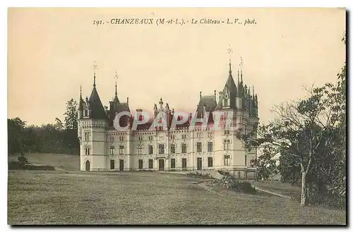 Cartes postales Chanzeaux M et L Le Chateau