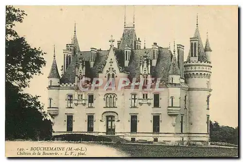 Cartes postales Bouchemaine M et L Chateau de la Bouverie