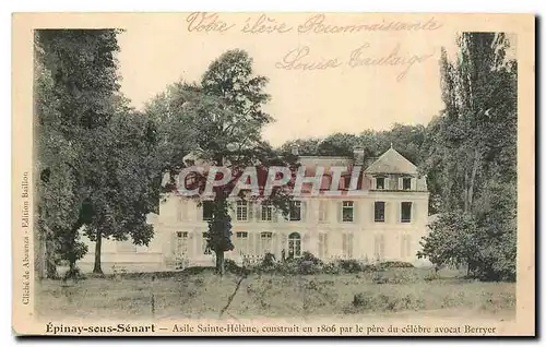 Cartes postales Epinay sous Senart Asile Sainte Helene