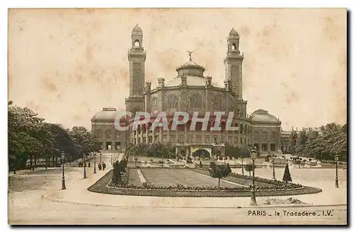 Cartes postales Paris Le Trocadero