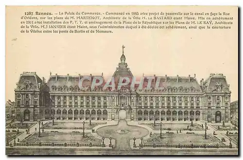 Cartes postales Rennes Le Palais du Commerce