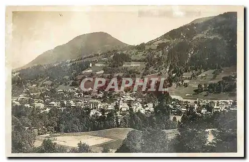 Ansichtskarte AK St Gervais les Bains Vue generale Mont Procion et Tete Noire