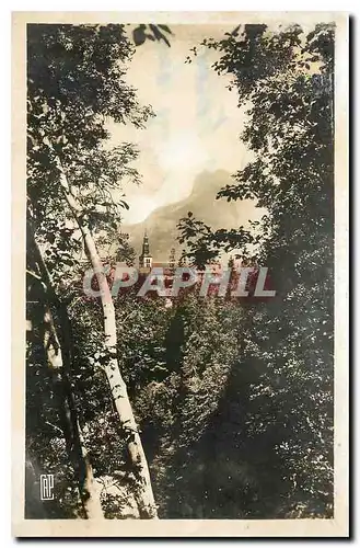 Cartes postales St Gervais les Bains Vue a travers les arbres