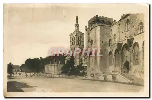 Cartes postales Avignon Palais des Papes et Cathedrale