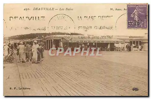 Cartes postales Deauville Les Bains