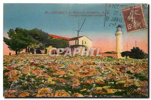 Cartes postales Antibes Le Phar et le Semaphore