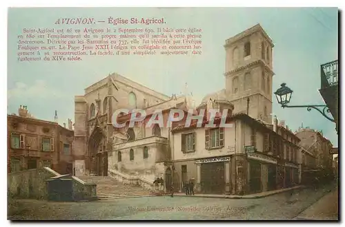 Cartes postales Avignon Eglise St Agricol