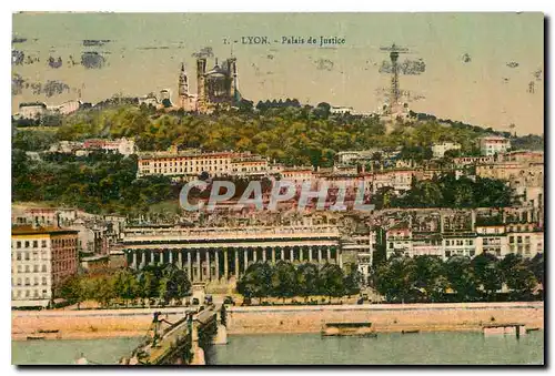 Cartes postales Lyon Palais de Justice