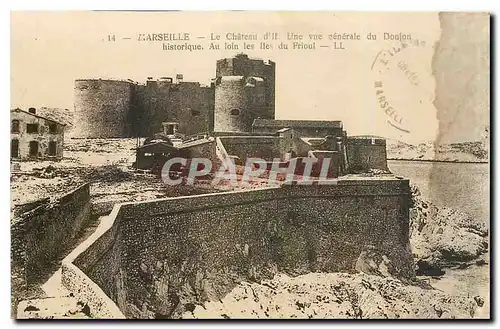 Ansichtskarte AK Marseille Le Chateau d'If Une vue generale du Donjon historique