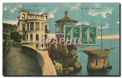 Cartes postales La Cote d'Azur Nice La Reserve