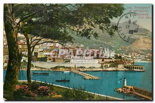 Cartes postales Principaute de Monaco Vue Generale