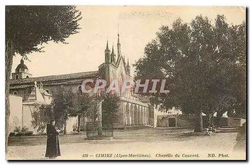 Cartes postales Cimiez Alpes Maritimes Chapelle du Couvent