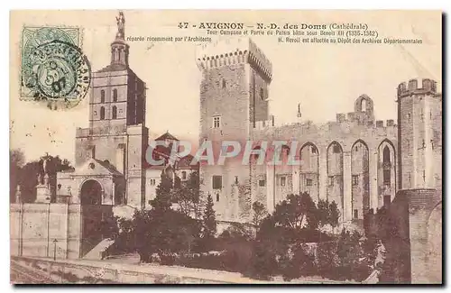 Cartes postales Avignon N D des Doms Cathedrale