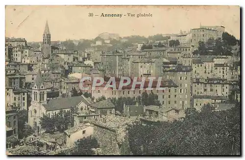Cartes postales Annonay Vue generale